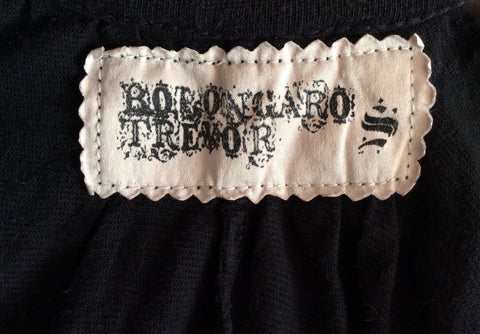 Bolongaro Trevor Black Print Dress Size S - Whispers Dress Agency - Sold - 5
