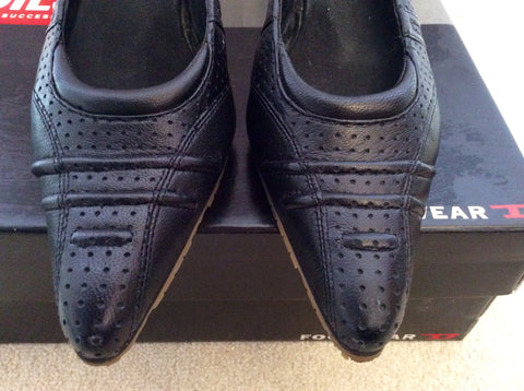 Diesel Black Leather Slingback Heels Size 3/36 Rrp £79.99 - Whispers Dress Agency - Womens Heels - 2