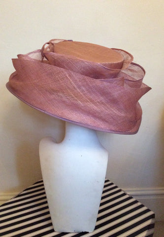 Occasions By Failsworth Millinery Dusky Pink & Lilac Flower Trim Formal Hat - Whispers Dress Agency - Womens Formal Hats & Fascinators - 3