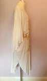 Caraclan White Cotton Kaftan/ Cover Up Dress One Size - Whispers Dress Agency - Sold - 2