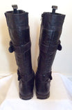 Skills Black Buckle Trim Boots Size 7.5/41 - Whispers Dress Agency - Womens Boots - 4