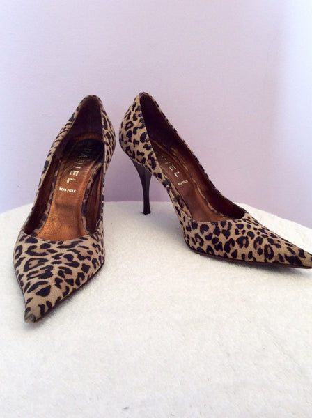 Daniel Leopard Print Heels Size 4/37 - Whispers Dress Agency - Sold - 1