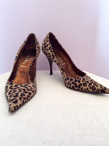 Daniel Leopard Print Heels Size 4/37 - Whispers Dress Agency - Sold - 1