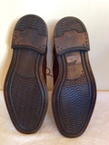 Brand New Oakridge Brown Leather Lace Up Shoes Size 12 /46.5 - Whispers Dress Agency - Mens Formal Shoes - 3