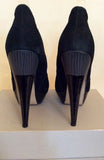 Topshop Black Suede & Grey Leather Shoe Boots Size 5/38 - Whispers Dress Agency - Womens Boots - 3