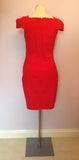 DIVA CATWALK RED CUT OUT TOP WIGGLE PENCIL DRESS SIZE XL - Whispers Dress Agency - Sold - 3