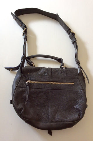 Radley Dark Grey Leather Grosvenor Shoulder Bag - Whispers Dress Agency - Sold - 2