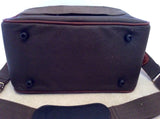 Mulberry Scotchgrain Dark Green & Brown Leather Trim Vanity Case With Strap - Whispers Dress Agency - Sold - 5