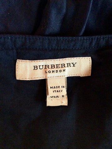 Burberry Black Cotton Summer Dress Size 10 - Whispers Dress Agency - Sold - 5