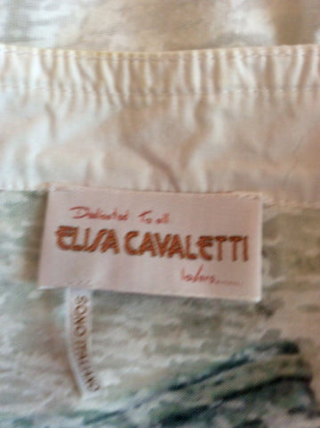 Elisa Cavaletti White Embroidered & Print Top Size XL - Whispers Dress Agency - Sold - 3