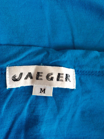 Vintage Jaeger Turquoise Wrap Around Top Size M - Whispers Dress Agency - Sold - 2