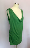 Velvet Green Scoop Neck Sleeveless Top Size L - Whispers Dress Agency - Sold - 1