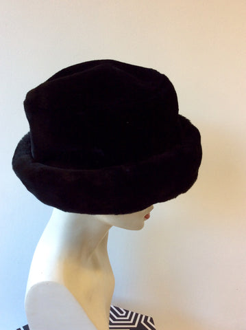 ACCESSORIZE BLACK FAUX FUR HAT - Whispers Dress Agency - Womens Formal Hats & Fascinators - 2