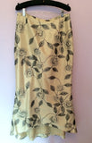 Presen De Luxe Champagne & Black Embroidered Silk Jacket, Top & Long Skirt Suit Size 14/16 - Whispers Dress Agency - Sold - 7