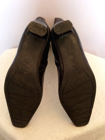 K By Clarks Black Leather Knee Length Boots Size 6/39 - Whispers Dress Agency - Sold - 5