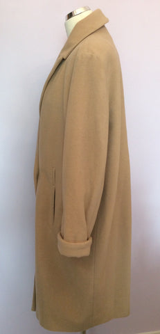 Fuchs Schmitt Camel Wool & Cashmere Coat Size 18 - Whispers Dress Agency - Sold - 2