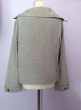 Annette Gortz Light Grey Pinstripe Linen Blend Trouser Suit Size 40/44 UK 14/18 - Whispers Dress Agency - Womens Suits & Tailoring - 4
