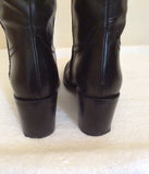 Jane Shilton Black Leather Boots Size 5/38 - Whispers Dress Agency - Sold - 5