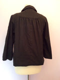 French Connection Black Cotton Jacket Size 10 - Whispers Dress Agency - Womens Coats & Jackets - 2