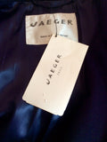 Brand New Jaeger Dark Blue Wool & Cashmere Jacket Size 18/20 - Whispers Dress Agency - Sold - 4