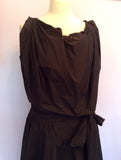 Brand New Vivienne Westwood Black Taffeta Cocktail / Occasion Dress Size 44 UK 16 - Whispers Dress Agency - Sold - 2