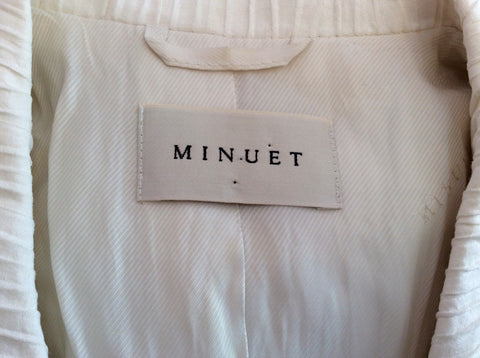Minuet Ivory Pencil Dress & Jacket Suit Size 8/10 - Whispers Dress Agency - Womens Suits & Tailoring - 4