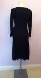 Moschino Cheap And Chic Black Wrap Style Dress Size 12 - Whispers Dress Agency - Sold - 4