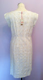 Brand New White Stuff Mademoiselle White Embroidered Cotton Dress Size 12 - Whispers Dress Agency - Womens Dresses - 3
