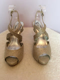 Brand New Debut Silver Sparkle Heeled Sandals Size 6/39 - Whispers Dress Agency - Sold - 2