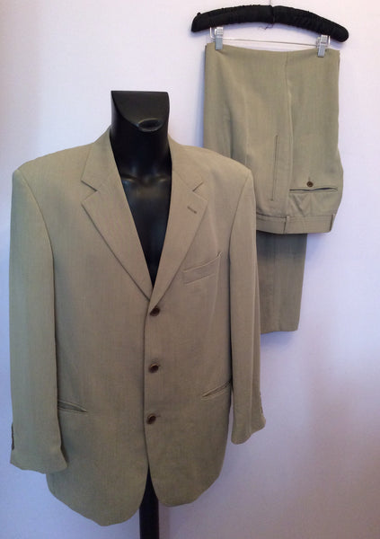 Hugo Boss Fawn Wool Blend Suit Size 46R/ 32W /36L - Whispers Dress Agency - Mens Suits & Tailoring - 1