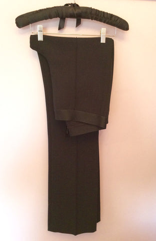 Marccain Black Smart Stretch Straight Leg Pants Size N5 UK 14/16 - Whispers Dress Agency - Sold - 1
