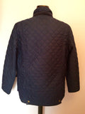 Joules Dark Blue Quilted Jacket Size XL - Whispers Dress Agency - Sold - 3