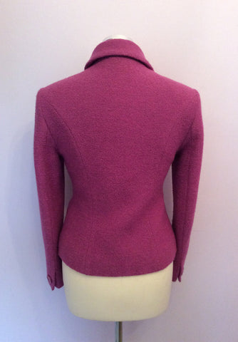 HOBBS PINK WOOL JACKET SIZE 8 - Whispers Dress Agency - Sold - 3