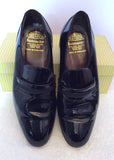 Vintage Grenson Black Patent Leather Carlos Slip On Shoes Size 8.5 /42.5 - Whispers Dress Agency - Sold - 2