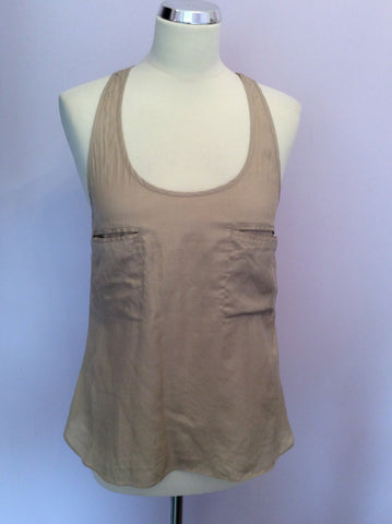 3 x Jack Wills Silk & Cotton Blend Vest Tops Size 10 - Whispers Dress Agency - Sold - 6