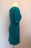Brand New French Connection Turquoise Zip Trim Dress Size 12 - Whispers Dress Agency - Womens Dresses - 2