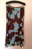 Jacques Vert Brown Jacket & Floral Skirt & Scarf Suit Size 14 - Whispers Dress Agency - Sold - 7