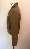 Joseph Light Brown Faux Fur Lined Jacket Size S - Whispers Dress Agency - Womens Coats & Jackets - 2