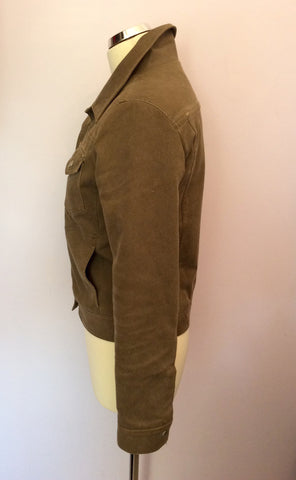 Joseph Light Brown Faux Fur Lined Jacket Size S - Whispers Dress Agency - Womens Coats & Jackets - 2