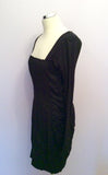 Firetrap Black Long Sleeve Pencil Dress Size M - Whispers Dress Agency - Womens Dresses - 3