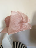 Country Casuals Pale Pink Bow & Feather Trim Formal Hat - Whispers Dress Agency - Sold - 2