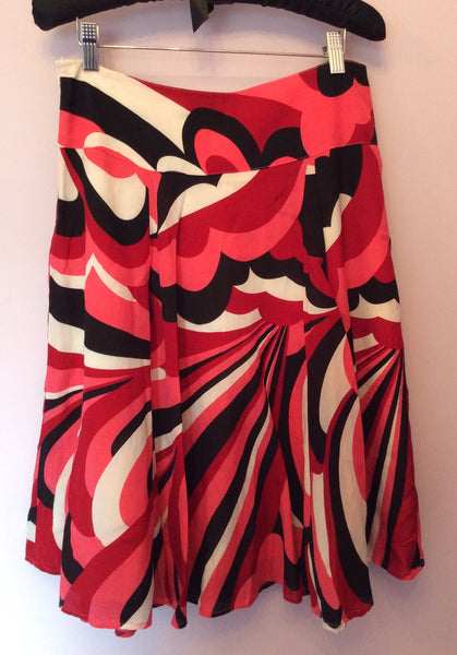 Marks & Spencer Autograph Print Flippy Skirt Size 10 - Whispers Dress Agency - Womens Skirts