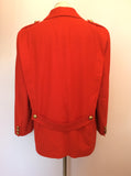 Vintage Jaeger Red Wool Double Breasted Jacket Size 10 - Whispers Dress Agency - Womens Vintage - 2