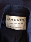 Vintage Jaeger Navy Blue Linen Jacket Size 12 - Whispers Dress Agency - Womens Vintage - 4