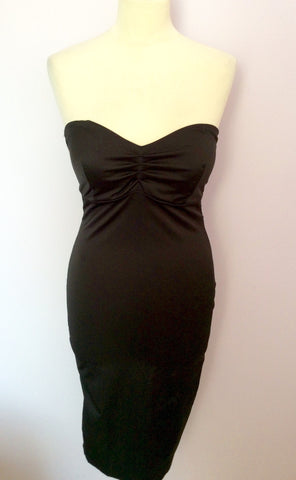 Arrogant Cat London Black Strapless Dress Size S - Whispers Dress Agency - Womens Dresses - 1