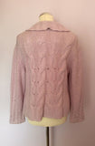 Zucchero Lilac Cable Knit Zip Front Cardigan Size XL - Whispers Dress Agency - Womens Knitwear - 2
