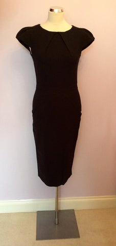 DIVA BLACK WIGGLE PENCIL DRESS SIZE 14 - Whispers Dress Agency - Sold - 1