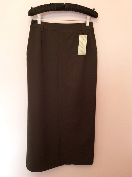 Brand New Betty Barclay Brown Long Pencil Skirt Size 12 - Whispers Dress Agency - Sold - 1
