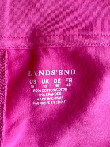 Brand New Landsend Pink Cotton Strappy Summer Dress Size 16 - Whispers Dress Agency - Womens Dresses - 3