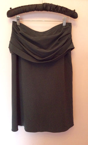 Temperley Dark Green Wool Wrap Skirt Size 8 - Whispers Dress Agency - Womens Skirts - 2